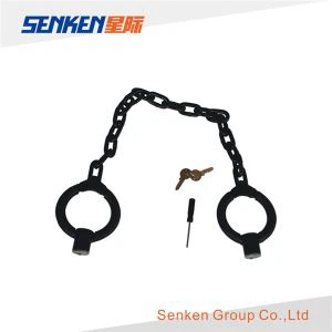 Сребърен двойно-заключващ полицейски стил Leg Legture JL-06