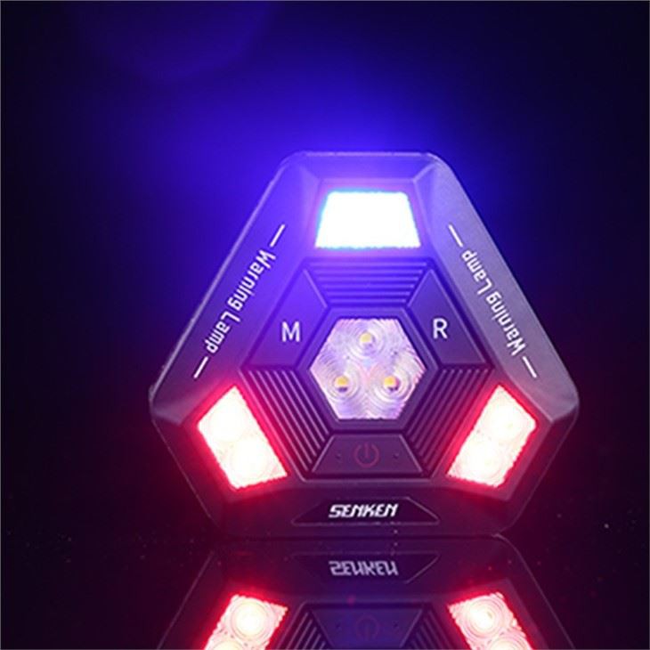 SENKEN 360 Degree Magnetic Police Led Road Flare Warning Light